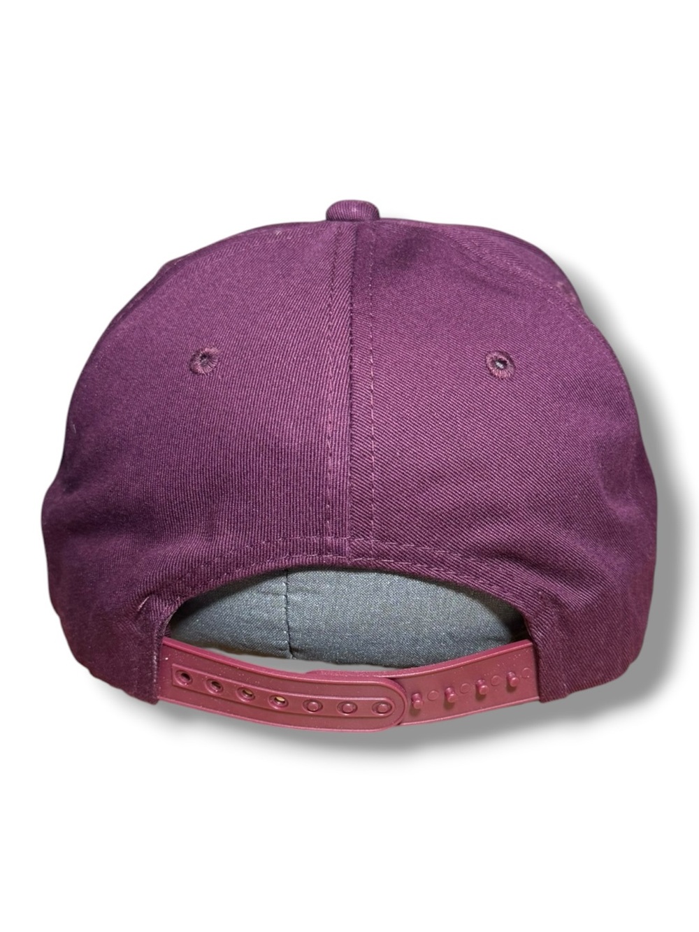 Decky Johnny Cash Patch Snapback Hat Deep Plum - Picture 3 of 5